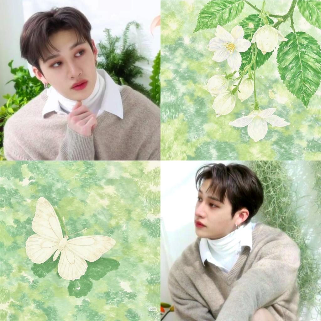 Bangchan green aesthetic💚