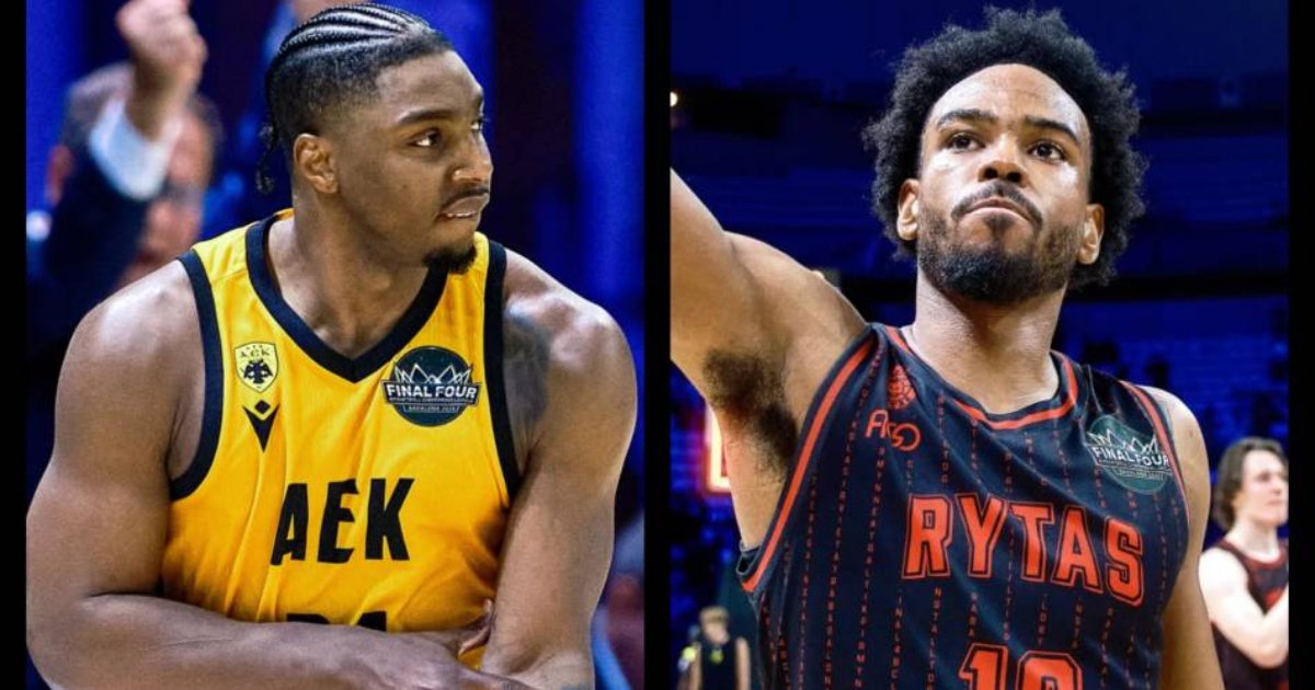 eurohoopsGR's tweet photo. 💪 𝝭𝝪𝝬𝝮𝝡𝝚𝝢𝝜 𝝖𝝚𝝟 𝝘𝝞𝝖 𝝩𝝜𝝢 𝝟𝝤𝝪𝝥𝝖 🏆
🟡⚫ Ραντεβού με τη ΧΡΥΣΗ ιστορία της έχει η @aekbcgr απόψε στη Μπανταλόνα, όπου θα αντιμετωπίσει τη #RYTAS στον Τελικό του #FinalFour, ούσα πανέτοιμη να κατακτήσει για 2η φορά το @BasketballCL 🥇
🔗 https://t.co/9QqGvzqL52 https://t.co/bSQe7ODjHV