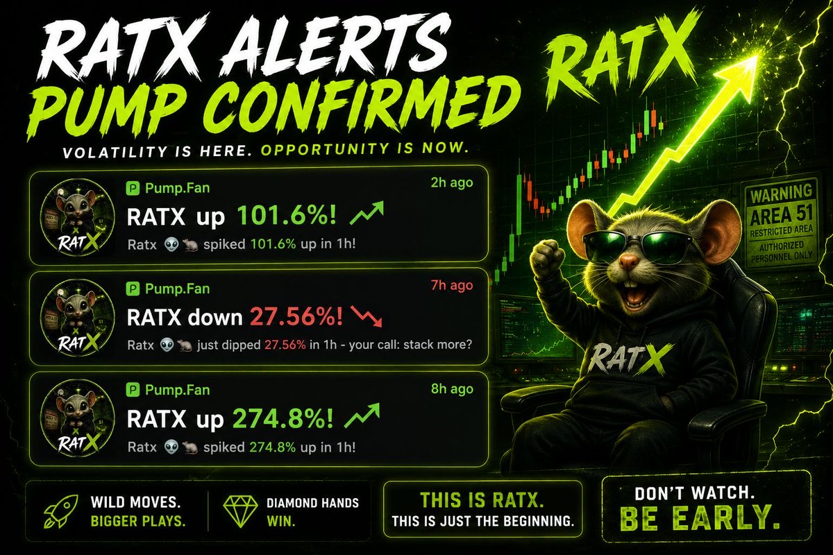 Ratx01's tweet photo. They created a virus.
It chose a rat host. 🐀🧬🛸

Now it’s loose on Solana.

CA:
2oDrJfCV8jTczqjRM3oWC6Ev5yvpqmUpvedX4RVYpump

#RATX #VirusX #AlienCoin #Area51Escape #Solana #MemeCoin https://t.co/CLBsBFGEYt