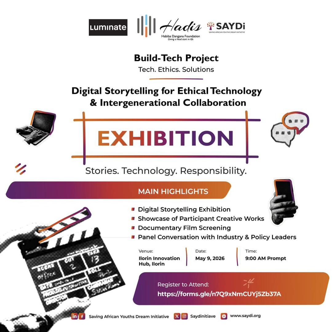 ConfiOnimasa001's tweet photo. The D-Day
Let's meet at Ilorin Innovation Hub, Ilorin today 9am.
#BuildTechDigitalExhibition2026
#DigitalExhibition
#KwaraTech
#SAYDi https://t.co/DF4ewRLmhG