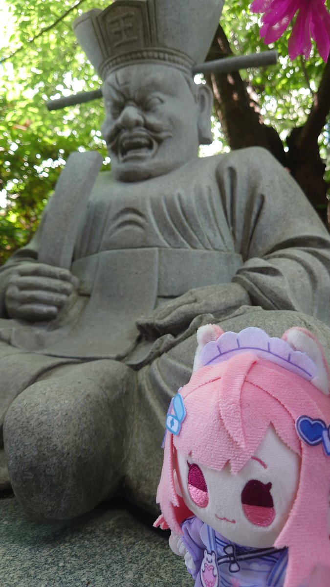 nyanko113nyanko's tweet photo. 因幡堂平等寺。静かで猫ちゃん推しのお寺。
#結城さくな
#さくなぬいtrip
#397cp https://t.co/doNfpql3Gz