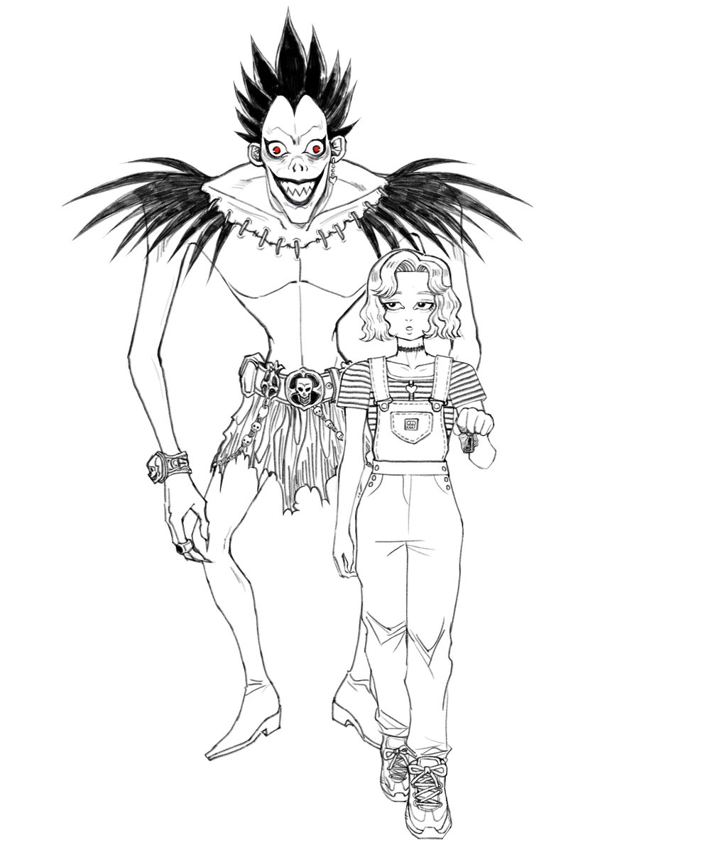 R0ttenAppIe_'s tweet photo. They are going to Walmart #deathnote #ryuk #yumeship #yumetwt #deathnoteoc https://t.co/pNqjUzoRdD