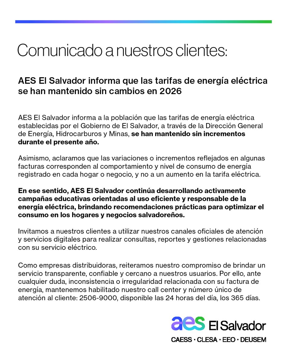 AES El Salvador tweet media