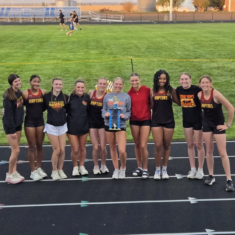 RVRaptors's tweet photo. Raptor girls take the win tonight at the Rebel Relays! Boys finish 3rd.  https://t.co/f58Tupdo9z https://t.co/LigTFpUbZg