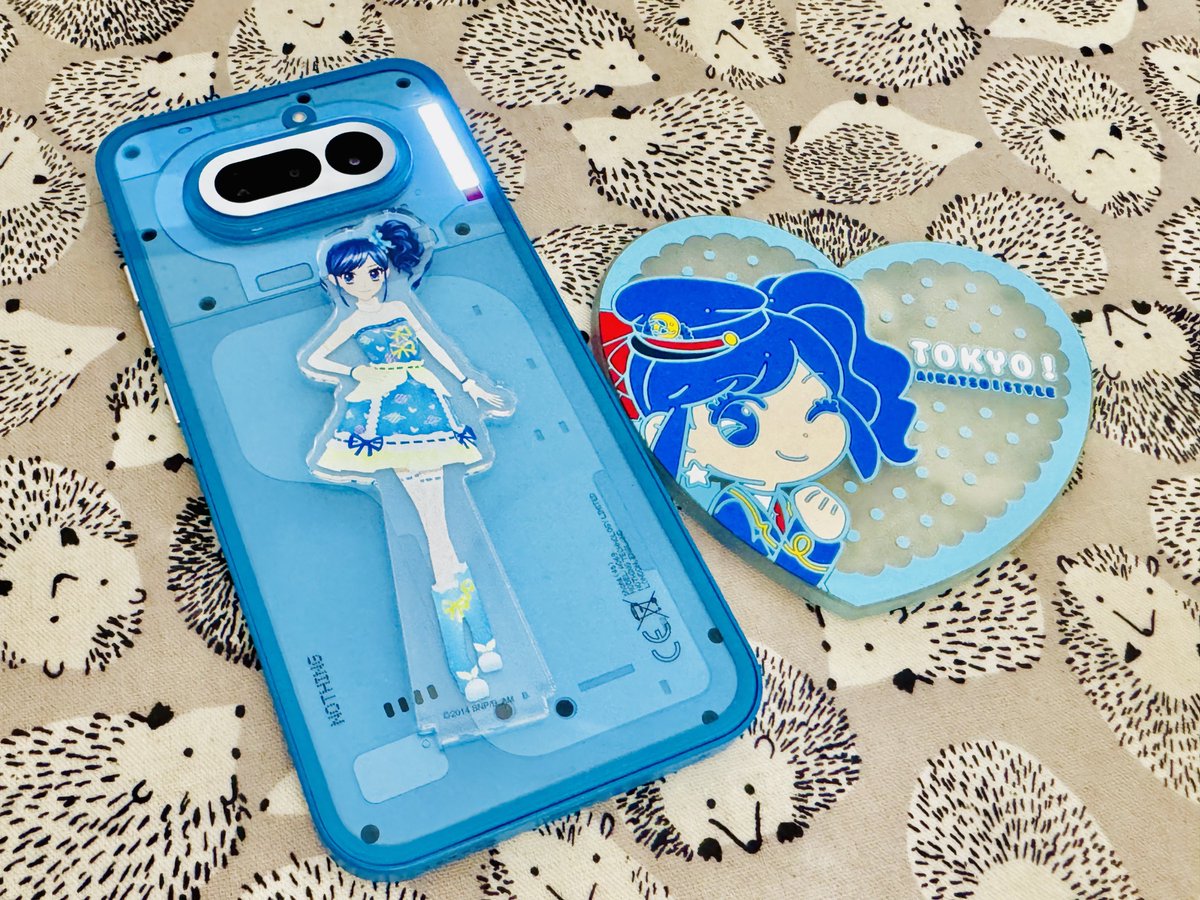 あおいです✨ Nothing Phone (4a)青の良いところ→霧矢あおいちゃんに似合う