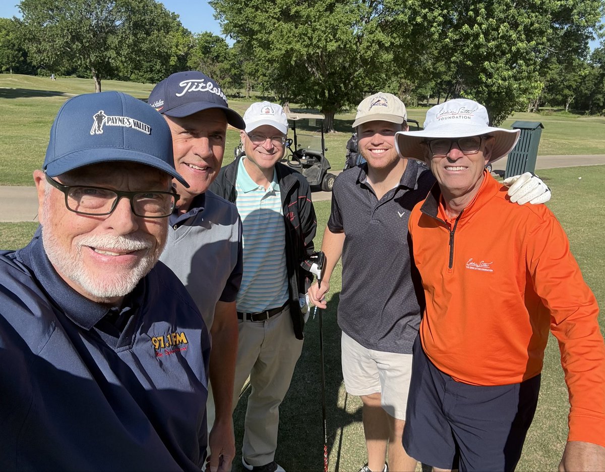 KWard971's tweet photo. Enjoyed playing in The Bucky golf tournament today with Dan Lindblad, Dave Hunziker, Barry Lewis and John Holcomb / News On 6.  Thanks Fred Utter for the invite!  Media team ruled! https://t.co/mSwd7M1Rku