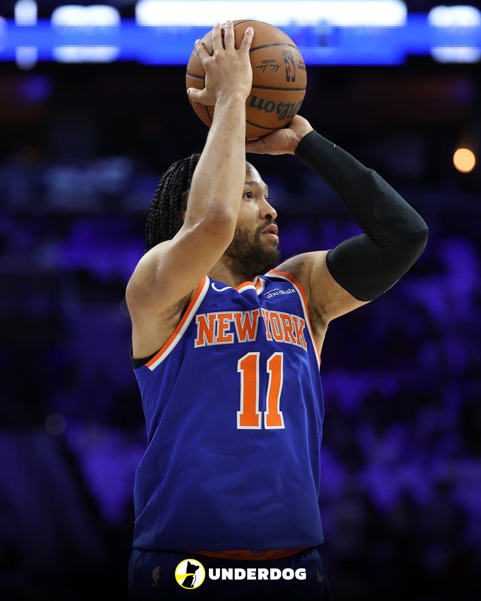 Most 30-point playoff games since Jalen Brunson joined the Knicks:

Brunson - 24
SGA - 24
Tatum - 20