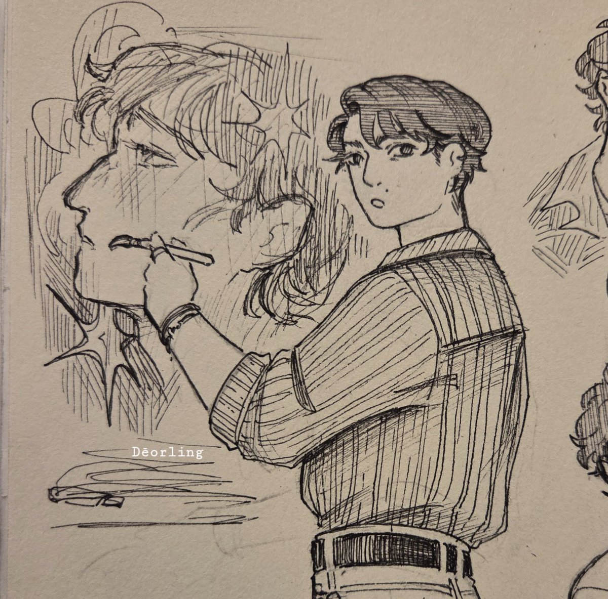 putea_rt's tweet photo. Art teacher Will <3 #byler https://t.co/K4EC9PPex0