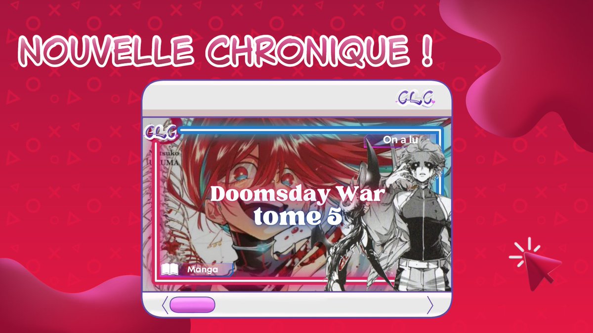 GeeksByGirls's tweet photo. On a lu #DoomsdayWar #Tome 5 chez @dokidoki_manga 🩸🔥
Entre survie, combats et sacrifices…
un tome intense porté par des personnages toujours plus attachants 👀
Notre avis 👉🏻 https://t.co/3YZBVND0Dj
❤ @Harley_JB2 #Manga #Lecture #Review #GBG https://t.co/hfqrpvWete