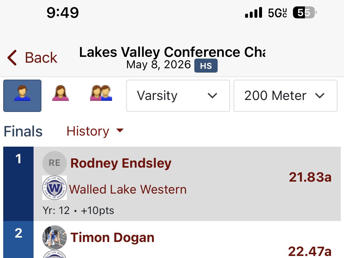 CoachAugerWLW's tweet photo. The 1-2 knockout punch in the 200m at LVC @TimonDogan1 @Rodendsley29 https://t.co/6dw1ALEur4