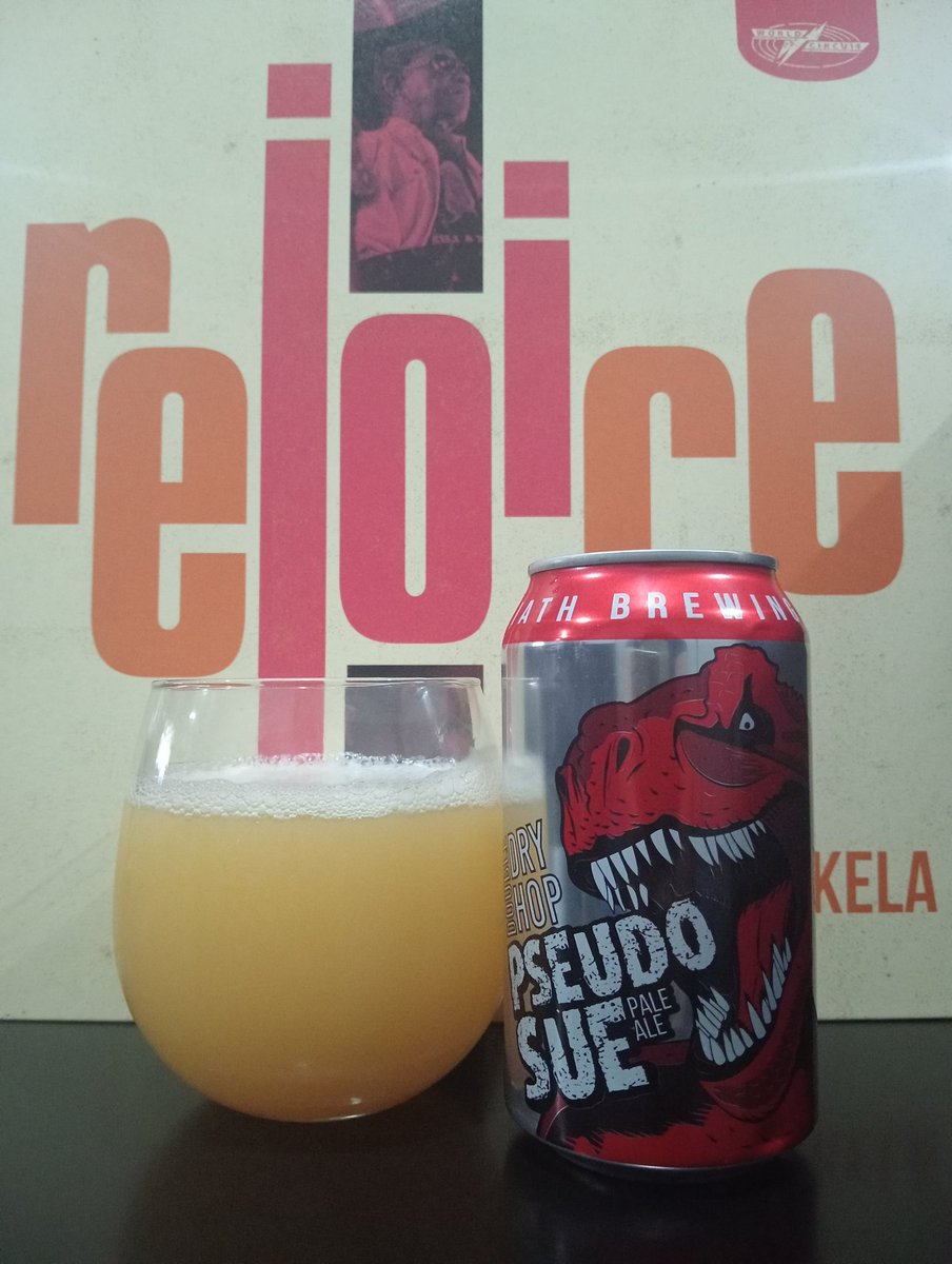 FCervisia's tweet photo. Ahora en el #CebadaYVinyl una DDH Pseudo Sue de @TGBrews deliciosa Hazy Pale Ale frutal y aromática, 5.8%

Rejoice de Tony Allen y Hugh Masekela, 2020

#Frigus #beer #cerveza #craftbeer #beerme #beertime #beerlover #BrothelHB #drinkbeer #vinylrecords #vinylcollector #viernes https://t.co/OINJn5MsSD