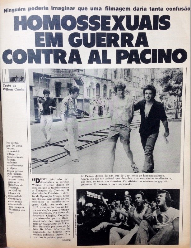 homossexuais em guerra contra al pacino