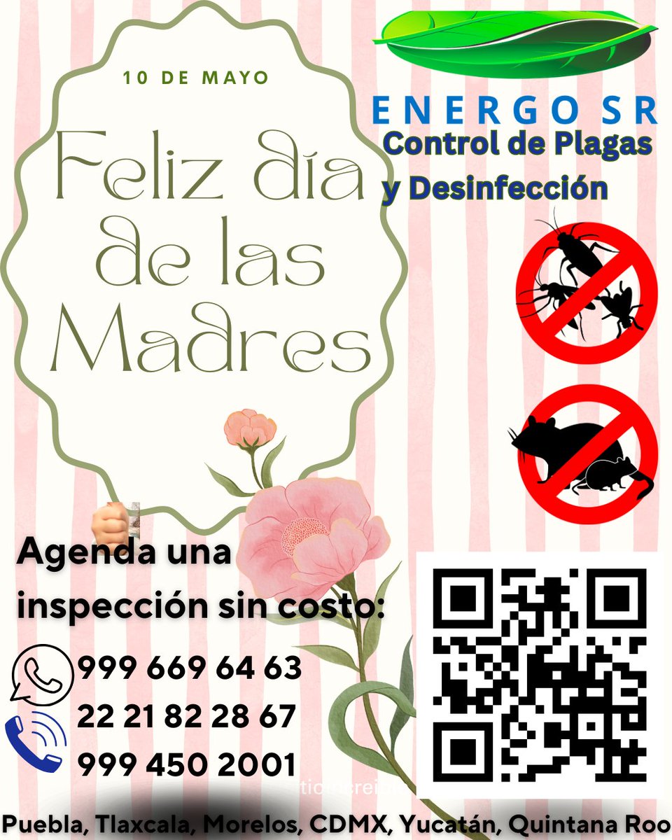 BenitesDem29030's tweet photo. CONTROL DE PLAGAS Y DESINFECCIÓN
Correos electrónicos: contacto@energosr.com y energosr.ventas@gmail.com
#controldeplagas #fumigaciones #cucarachas #termitas #rata #raton #mosca #mosco #araña #hormiga #chinche #garrapata #pulga #aves #serpiente #PLAGAS #contratación #ventas https://t.co/rv5RW6aC92