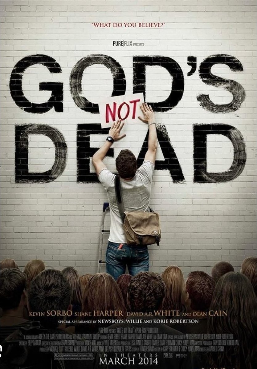 theFLdad's tweet photo. Watching gods not dead very good movie. Apparently it's a whole series. https://t.co/rwrgAMA8H2