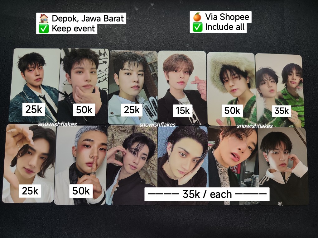 WTS WANT TO SELL PHOTOCARD STRAY KIDS 🏠 Depok, Jawa Barat, INA