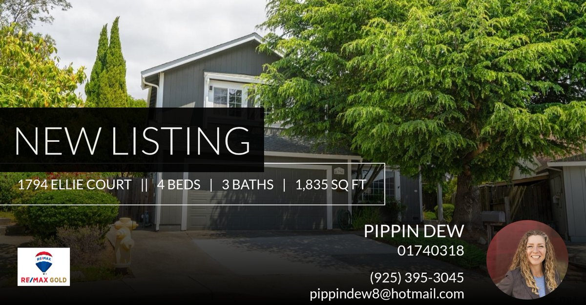 PippinDew's tweet photo. 📍 New Listing 📍 Take a look at this fantastic new property that just hit the market located at 1794 Ellie Court in Benicia. Reach out here or at (925) 395-3045 for more information https://t.co/DWPHrJAqJH https://t.co/V8tXsXkHSH