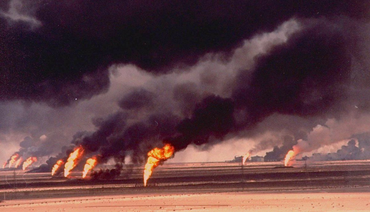 mk77_williepete's tweet photo. @JimHansonDC @baghdadguy coming soon from #Iran's #IRGC junta
"Towering Infernos – The Kuwait Oil Fires"
https://t.co/d0sXV7JVdR
kw/hash : #ODS #KTO #CTF #Wafra #Iraq #RGFC
rt - "... This is the start of a new "Environmental Disaster" attack to try and force President Trump to stop short of victory." https://t.co/G0QeanwRM9