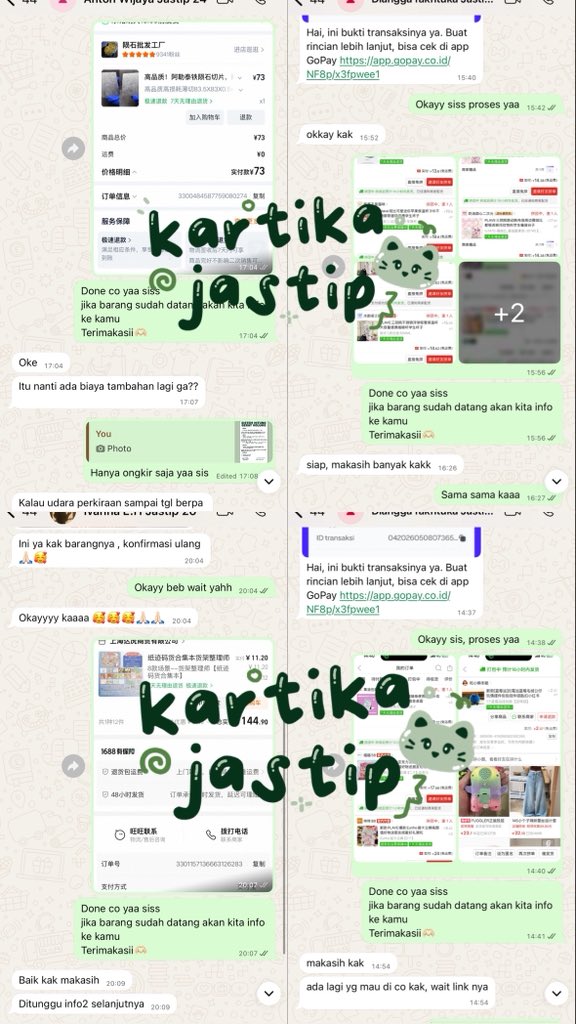 kartika jastip | OPEN CO WEB CH NO FEE NO TAX tweet media