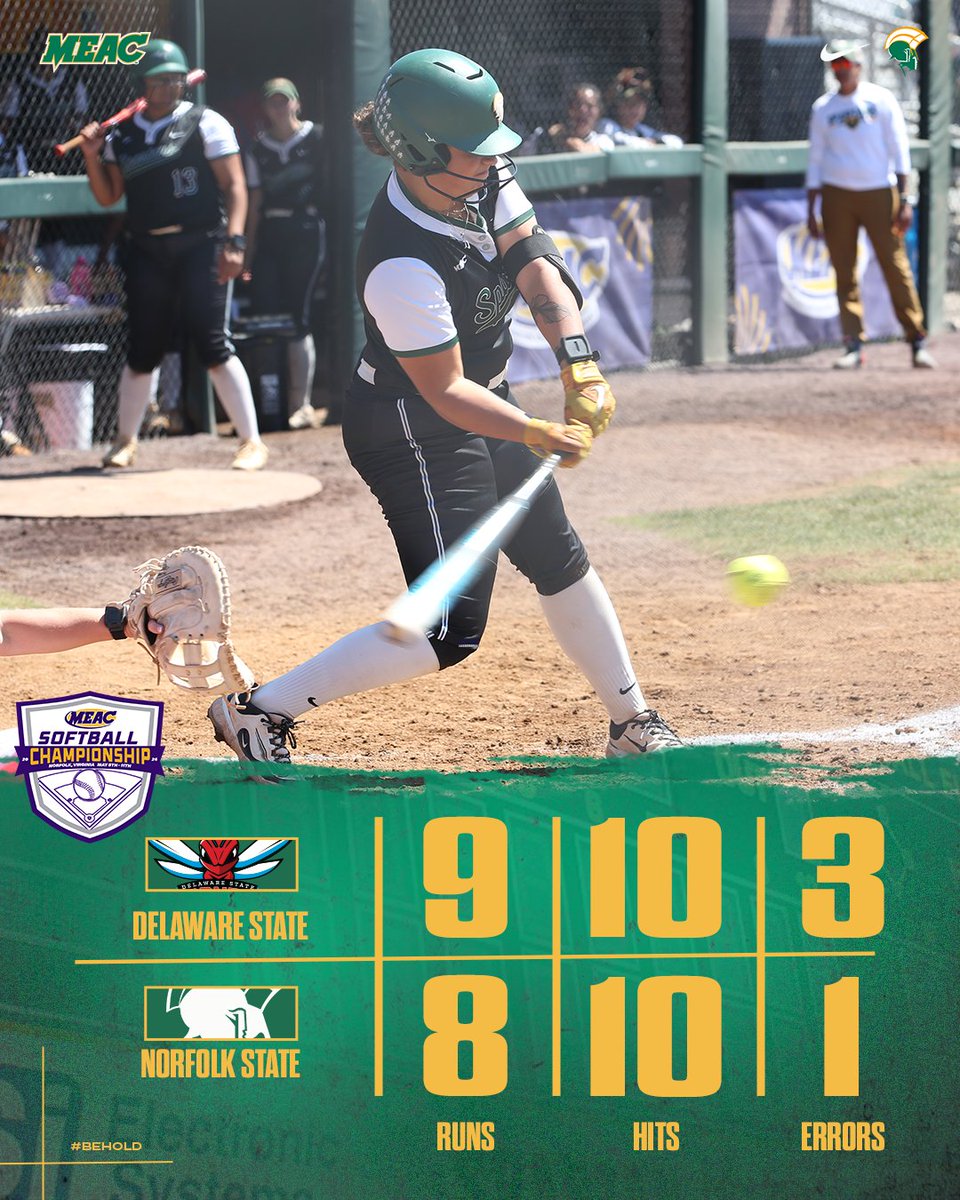 nsusoftball's tweet photo. The Spartans battled until the final out in the consolation bracket of the 2026 MEAC Softball Tournament. 🥎

#Behold https://t.co/CHnQrjbg5Z