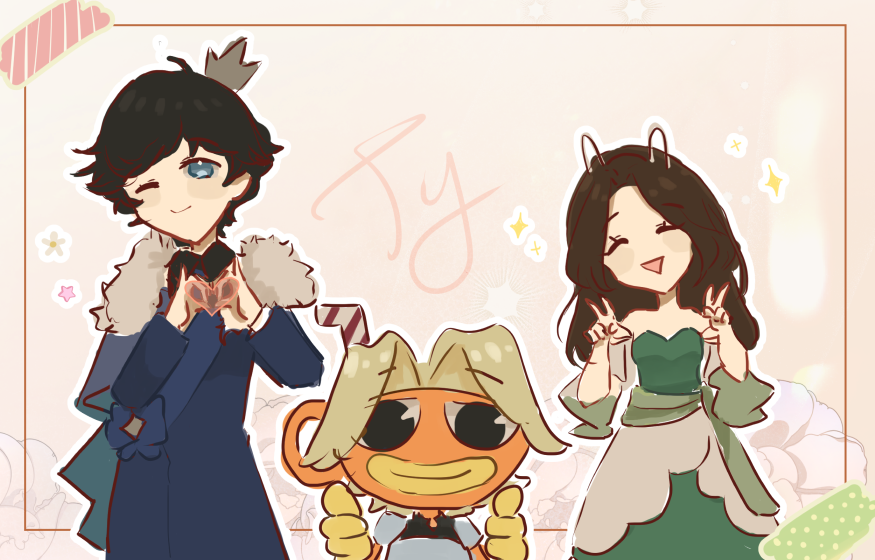 Que felicidad que a varios les haya gustado los diseños. Y muchas gracias a Nat y a Eva que vieron los detalles del dibujo ᯓ★

Gracias comunidad de los #WBNS 
꒰ᐢ. .ᐢ꒱₊˚⊹