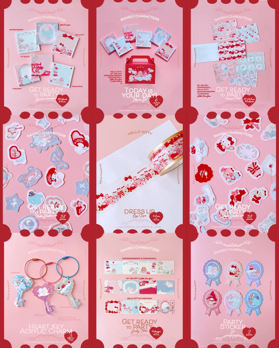 本日21時にweb storeがopenです🚪 FANCY SANRIO CHARACTERSコラボ
