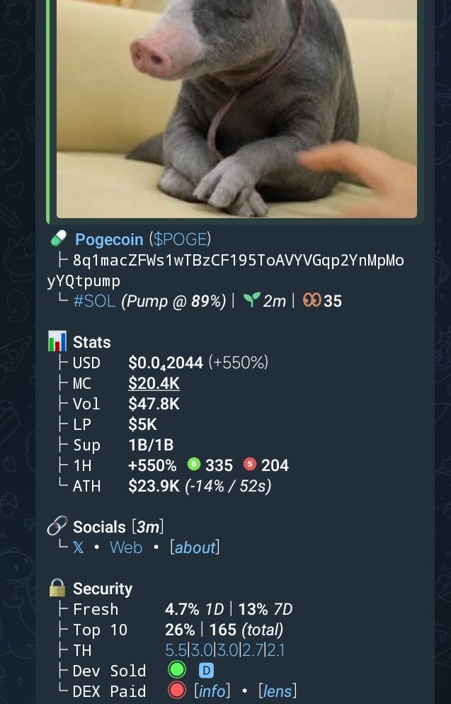 maloneCalls's tweet photo. $POGE 

8q1macZFWs1wTBzCF195ToAVYVGqp2YnMpMoyYQtpump https://t.co/AZM1jpMVUX