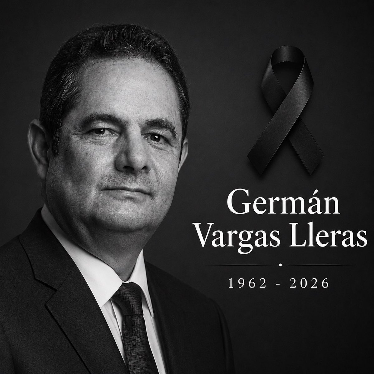 Lamento el fallecimiento del exvicepresidente Germán Vargas Lleras, una figura que marcó la vida pública de Colombia durante décadas.

Fue además ministro del Interior y de Justicia, ministro de Vivienda, presidente del Congreso de la República, senador, concejal y ocupó otros