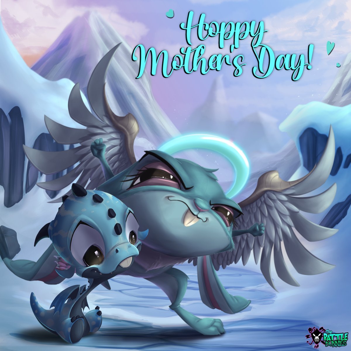 battlebunniesTM's tweet photo. We love our moms sooooooooo much, have a beautiful day #FluffleFam !! 💜🩵🩶 https://t.co/CixCWw6HX3
