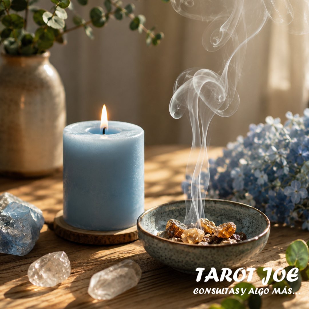 🕯️✨ Ritual con vela celeste y mirra ✨

Ideal para traer calma, armonía mental y tranquilidad emocional 🌙

Enciende una vela celeste, sahúma con mirra y respira profundo.
Perfecto para soltar estrés, armonizar emociones y cerrar el día con paz 💙🌿

#Ritual #VelaCeleste #Mirra