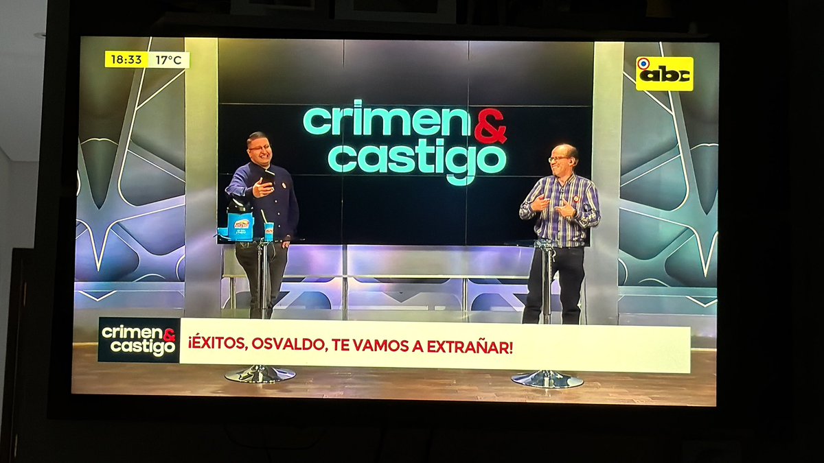 Lomonse's tweet photo. @ivanciclon @OsvaldoCaceres @ABCTVpy Éxitos! https://t.co/4355r2AWFl