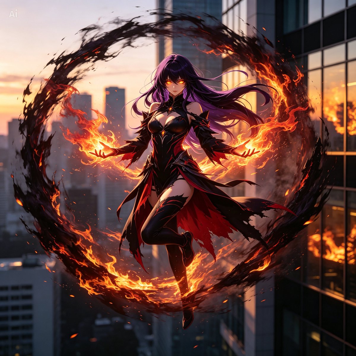 Moko1234559's tweet photo. Pyrokinesis 3: The Dark Phoenix, part 2
#Pyrokinesis #The_Dark_Phoenix #anime #darkanime #Fantasy #Aiartworkcommunity #Anti_Hero #Aiartist #Aihumancollaboration #Capcut #Aigirls #Aiartsociety https://t.co/sqKsoAbvE7
