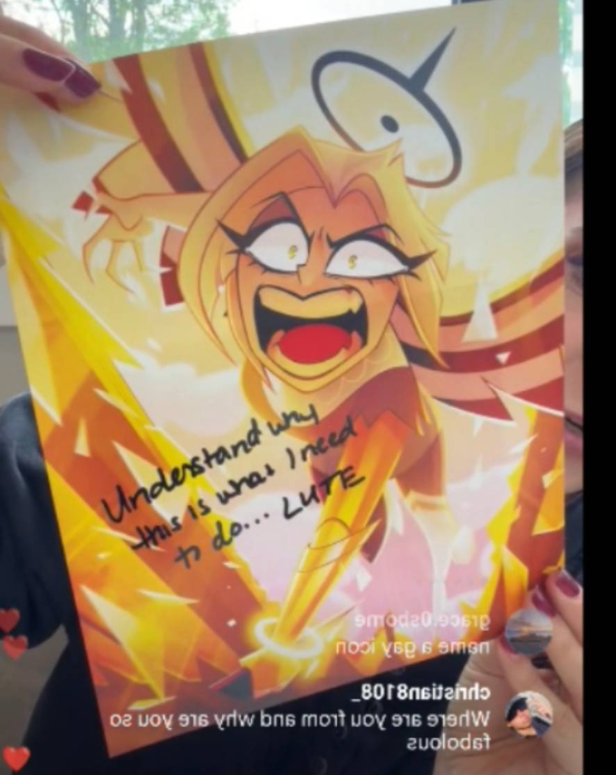 Jinx_Mikilson's tweet photo. IT HAPPENED!! I WAS THE FIRST ONE
And I'm a mystery ๐ฉ
#HazbinHotel #Streamly #HazbinHotelLute https://t.co/jEN0zx0ztG