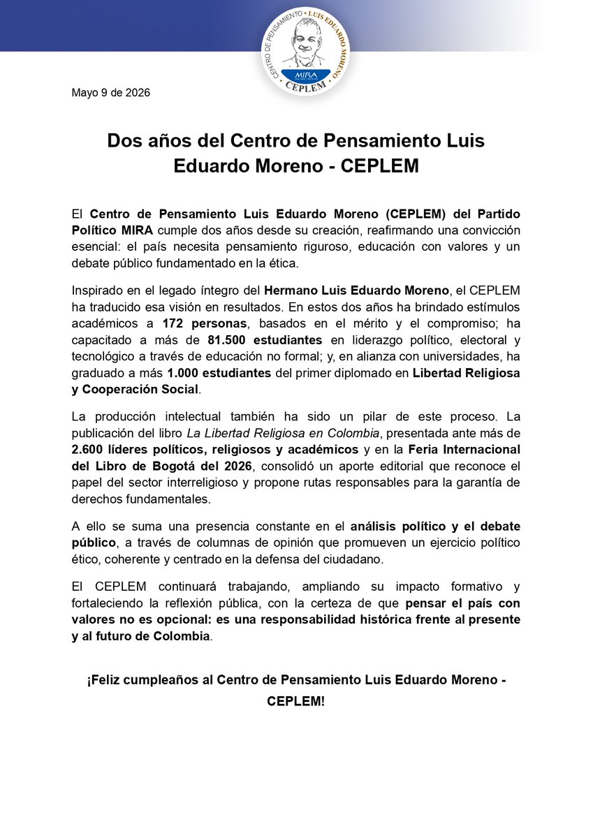Partido MIRA tweet media