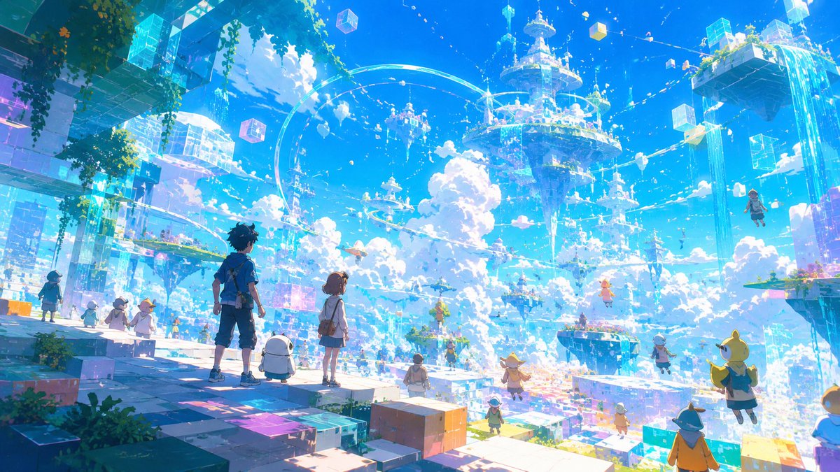 Anime Sky City Fantasy