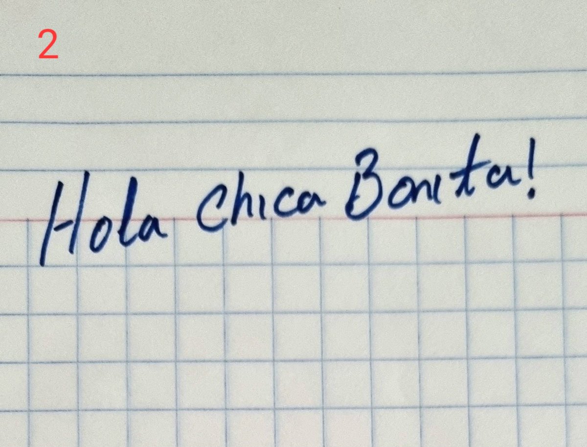 victorgonzalezn's tweet photo. Bitácora: he estado mensajeando con la chica que me gusta desde hace un tiempo, me gustaría saludarla pero esta vez quisiera iniciar el mensaje algo diferente 
Que opinan de saludarla de manera escrita de puño y letra?
Cual creen que esté mejor? 👇
Ayúdenme! https://t.co/gKoJp4tnFA