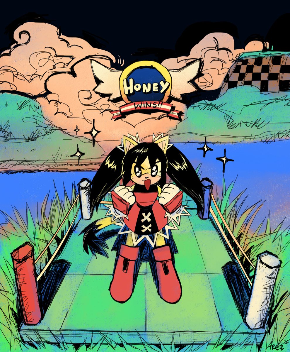 Honey's fun to draw yayyyyy #sonicthefighters