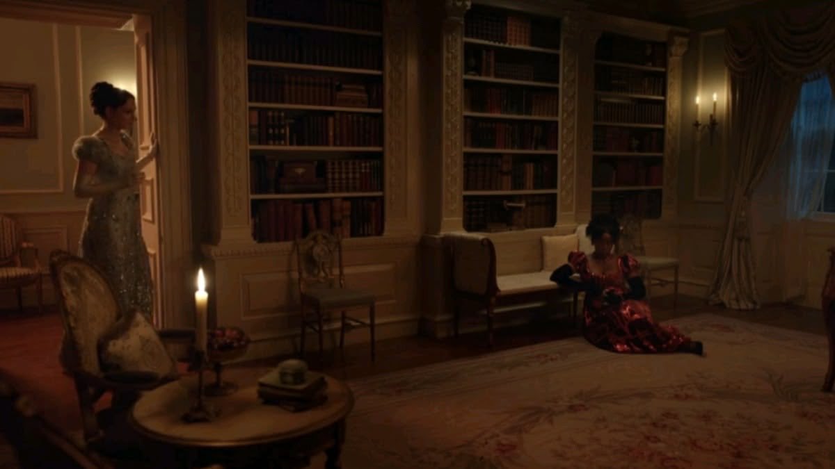 KITSURAGl's tweet photo. has the show ever explained why michaela like to sit on the floor a lot? https://t.co/myS4ujjm2u