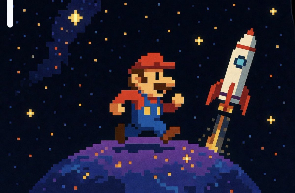 Pixel Mario Coin tweet media