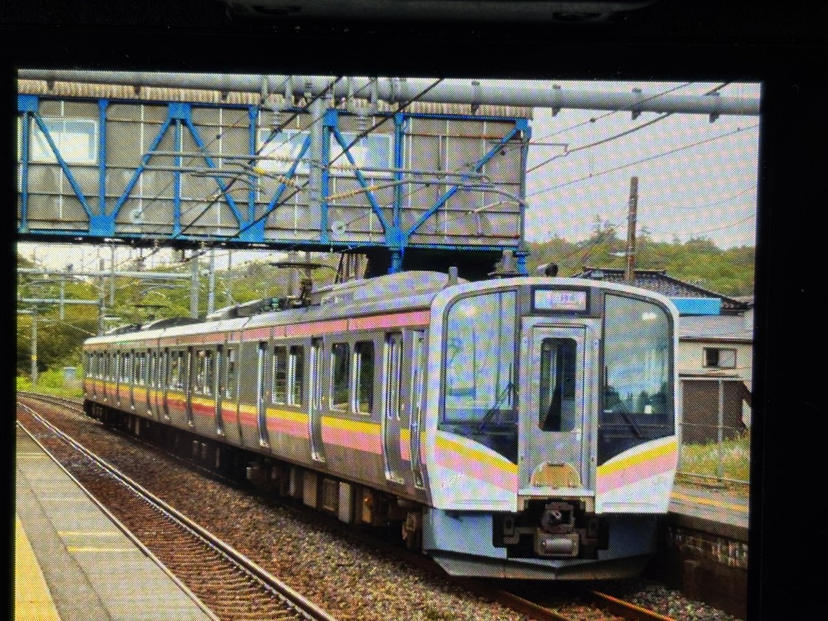 信越線1322M 妙高高原行きB6編成代走で直江津行きに変更