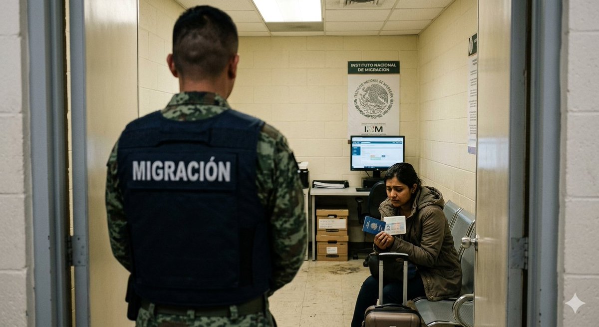 FenixLegalMX's tweet photo. ¿Sabías que las "inadmisiones" en aeropuertos mexicanos están operando fuera de la Constitución? 🛑✈️ Lo que sucede en esas salas de espera no es un trámite administrativo, es una zona gris de derechos humanos.
👇 https://t.co/r2MCp2nOgI https://t.co/Xe2isyY6Ct
