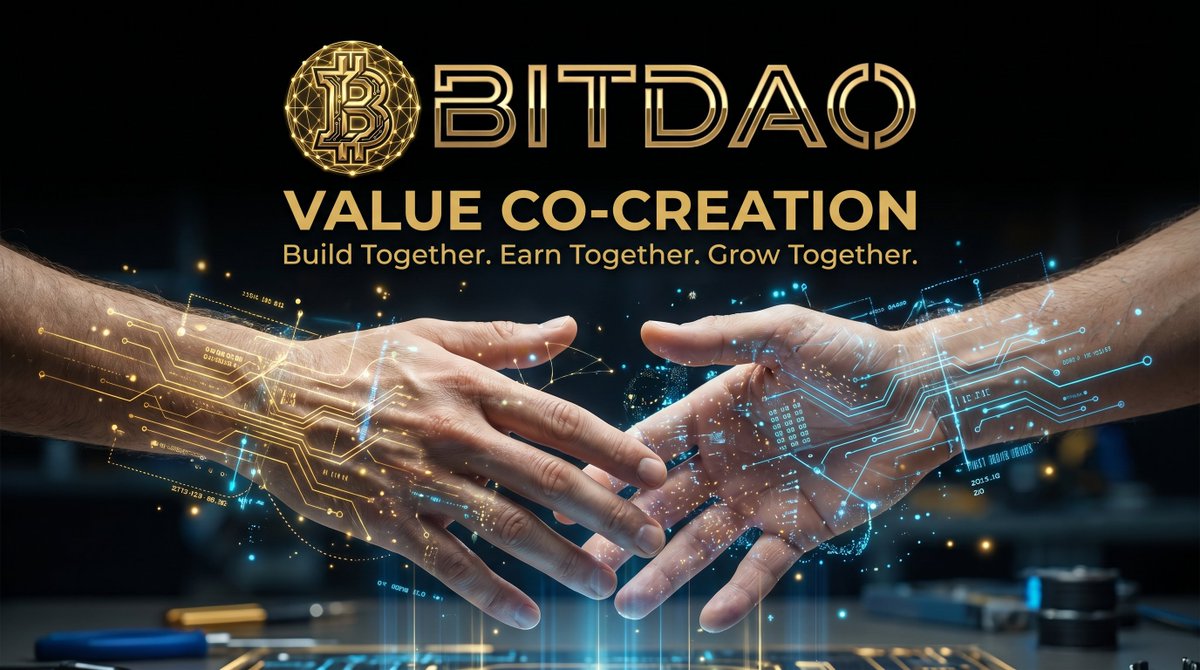 BITDAOpro's tweet photo. 🤲 VALUE CO-CREATION

At BITDAO, you're not just a user—you're a builder! 🏗️

Build together → Earn together → Grow together 📈

Every contribution is rewarded. Every voice is heard.

This is Web3 done RIGHT! 💎

#BITDAO #Community #ValueCreation #Web3 #DeFi https://t.co/2FWFy4AQZZ