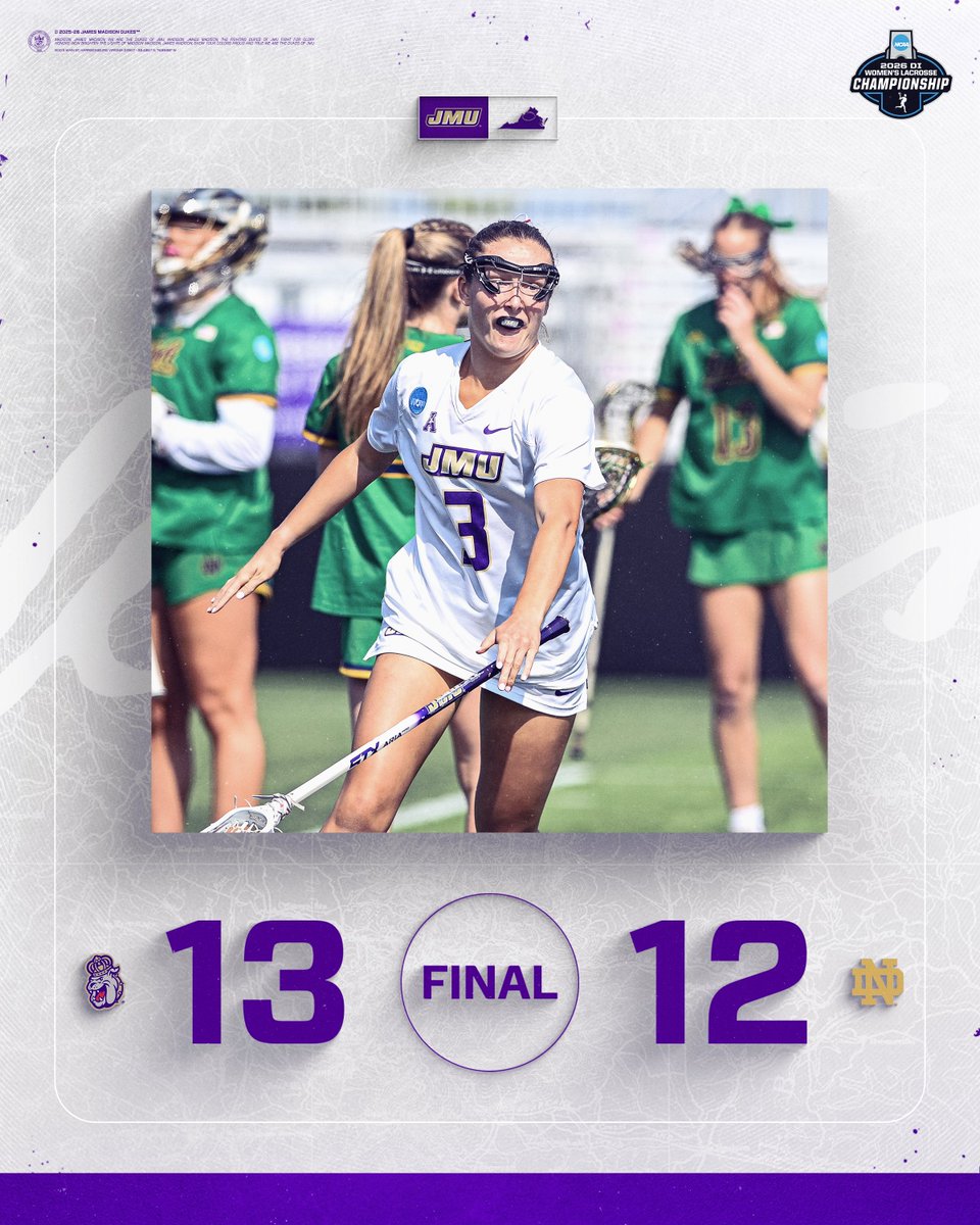 JMU Lacrosse tweet media