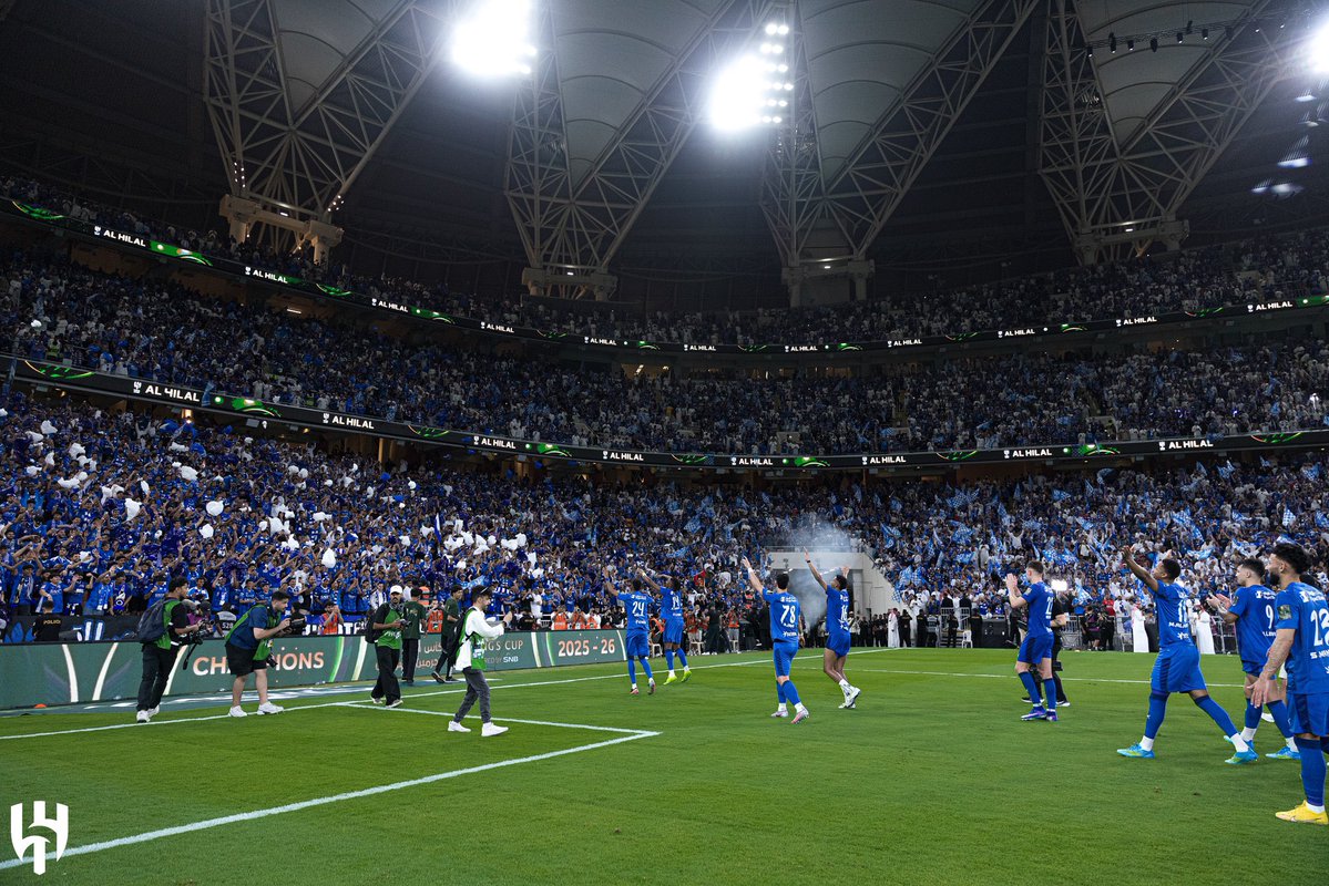 الهلال في ملعب الإنماء منذ إفتتاحه:

• أكثر نادي حقق بطولات فيه (5 ألقاب).

• يتفوق بالمواجهات المباشرة فيه على أصحاب الملعب الاهلي والاتحاد.

• أرقام حضوره الجماهيري فيه دائما ضمن أكثر المباريات حضور منذ إفتتاح الملعب.

💙