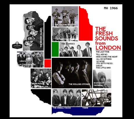 英国サイケ/フリークビート 20枚組　THE RUBBLE 300曲以上 本日の英国ビート 「ロンドンの若者たち (“THE FRESH SOUNDS FROM