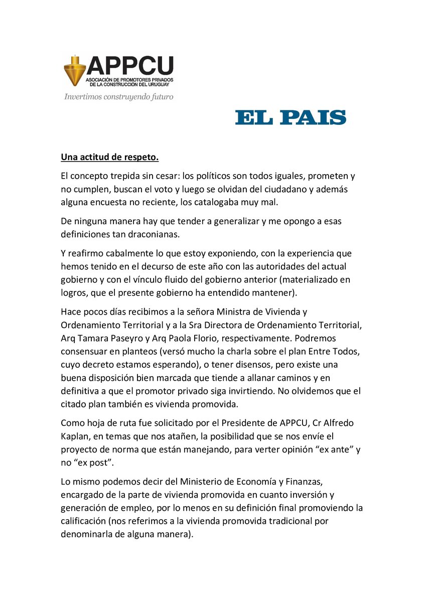 AppcuRecepcion's tweet photo. Los plazos administrativos largos generan incertidumbre. Y esa incertidumbre tiene un costo real para la inversión y el empleo.

APPCU propone soluciones concretas. Aníbal Durán las desarrolla en su nueva editorial para @elpaisuy. https://t.co/G1ihtAE6Mz
