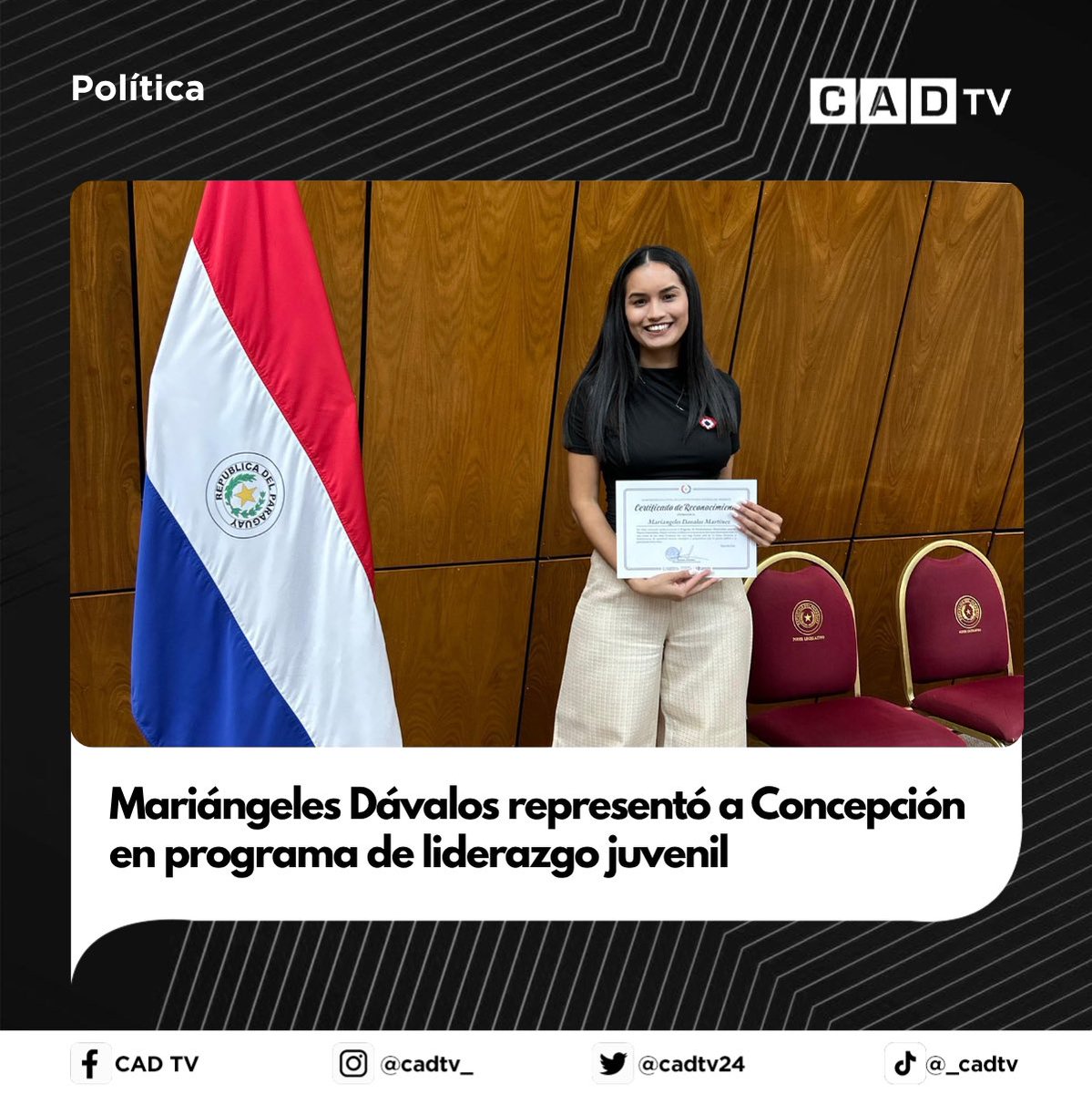 ▫️Joven concepcionera y precandidata a concejal participó y culminó con éxito un programa de formación para nuevas generaciones impulsado por la SNJ

🗞️ Lea detalles aquí 👇🏻
concepcionaldia.com/mariangeles-da…