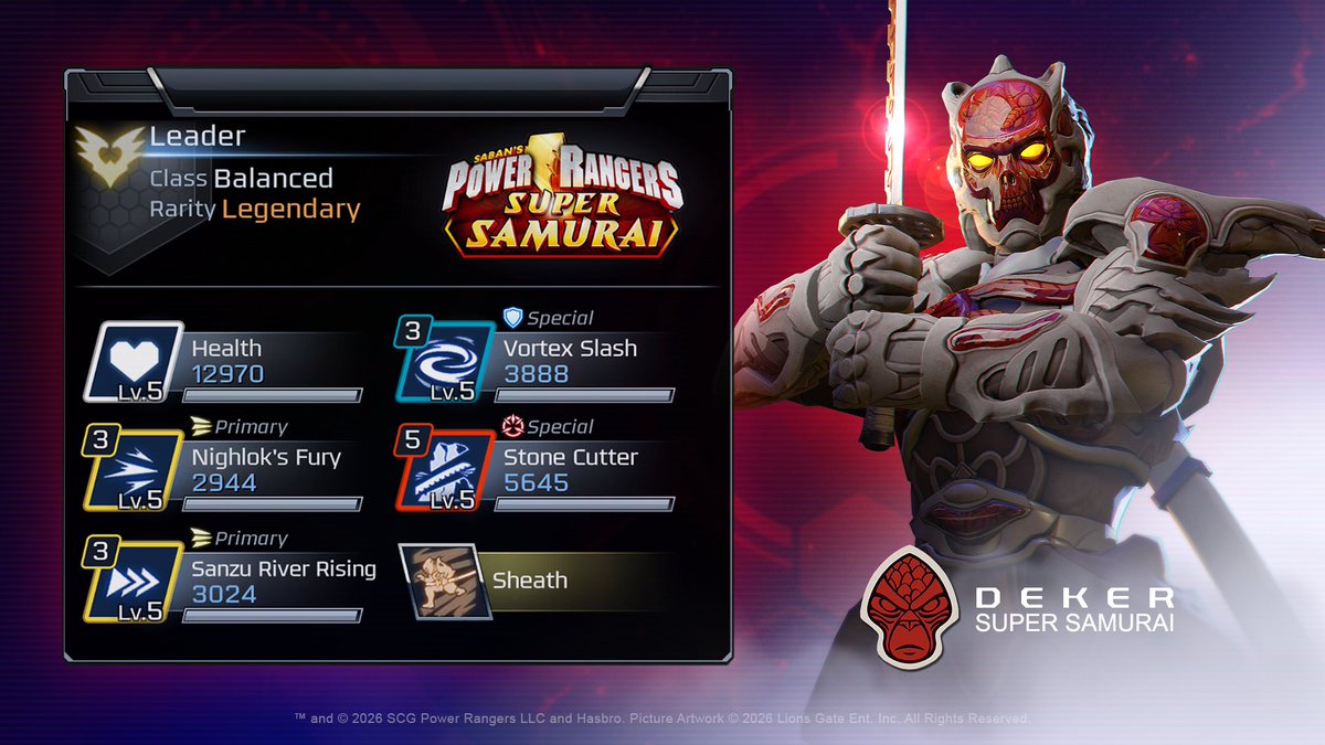 Power Rangers: Legacy Wars tweet media