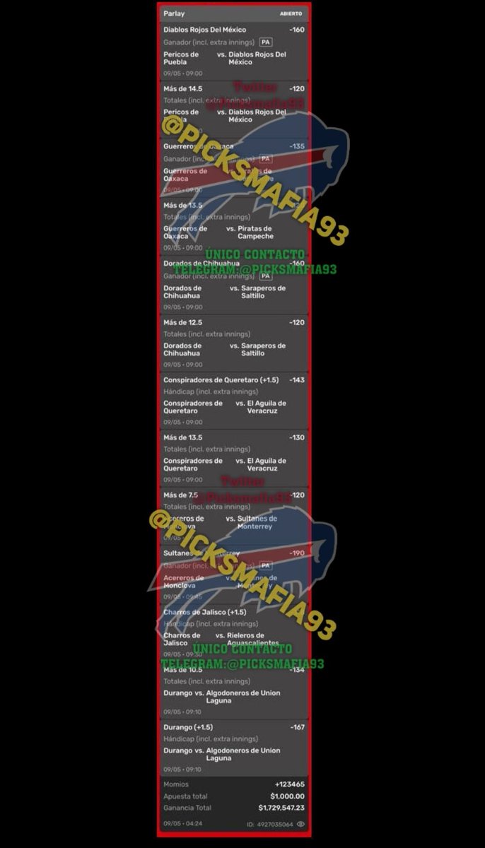 PICKS DE TIPSTERS GRATIS tweet media