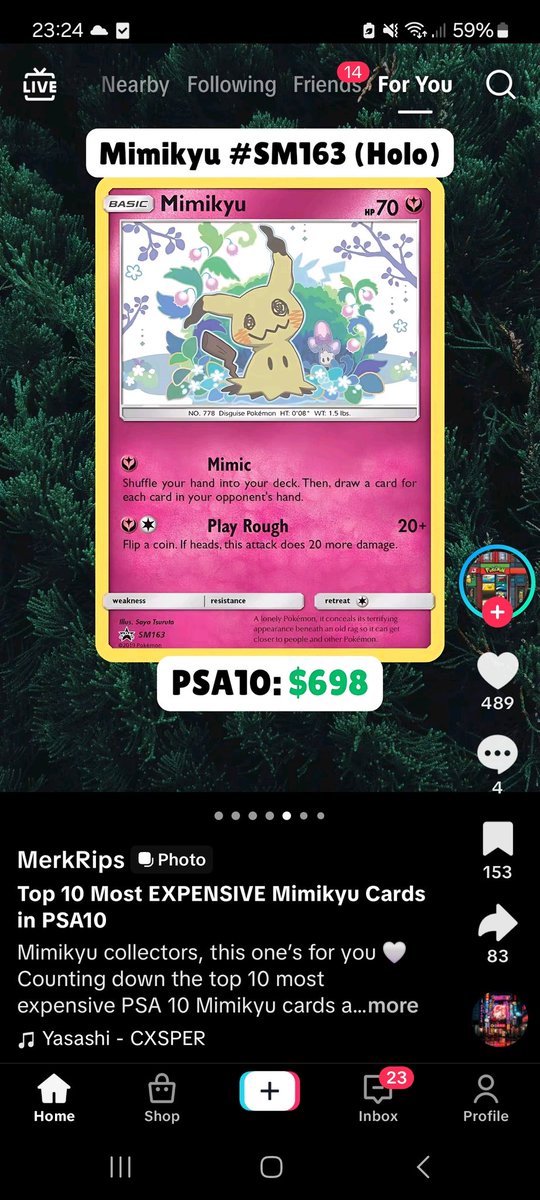 AlmostAliceYT's tweet photo. Hmmm maybe I should get this graded.... 

#pokemon https://t.co/N7OeQeKgQc
