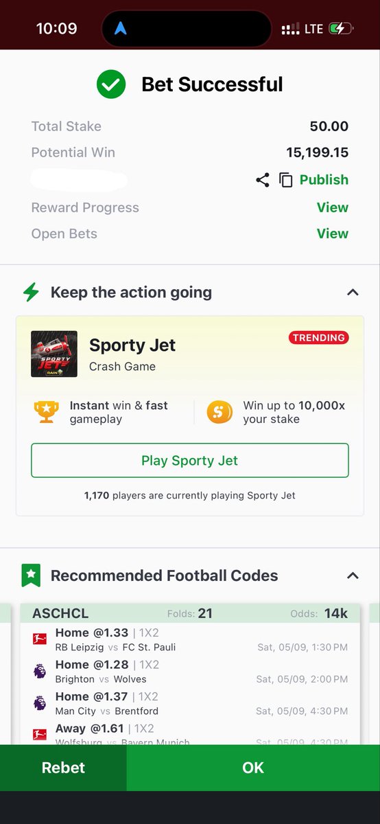 ClintonMorgan_'s tweet photo. 170+ Odds Weekend Longbet dropped🔥🔥🔥🔥🔥🔥🍀🍀🍀🍀🍀🍀

Join My Telegram channel here for Code
👇👇👇👇👇👇👇👇👇

https://t.co/4sCtxX84qO https://t.co/cJ136KOYsd
